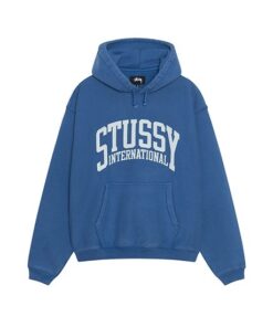 Bluza Stussy International W Kolorze Niebieskim
