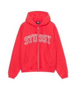 Czerwona Bluza Stussy