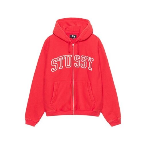 Czerwona Bluza Stussy