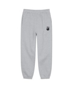 Szare spodnie Stussy 8 Ball