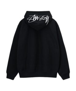 Bluza z kapturem Stussy z aplikacją z tyłu