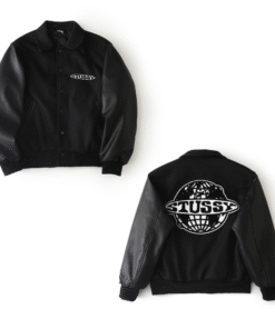 czarna kurtka stussy