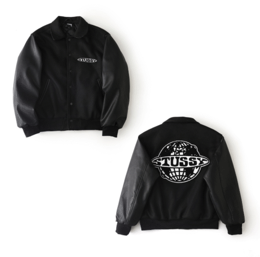 czarna kurtka stussy