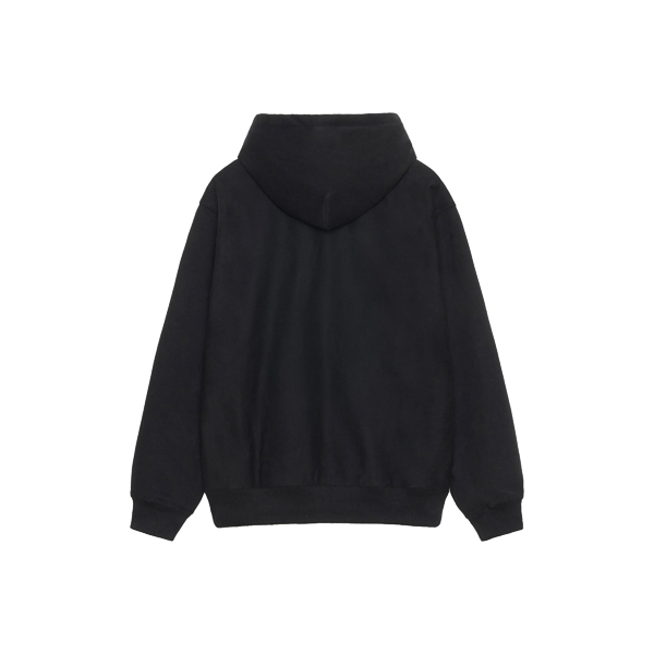 Stussy Czarna Bluza z Kapturem